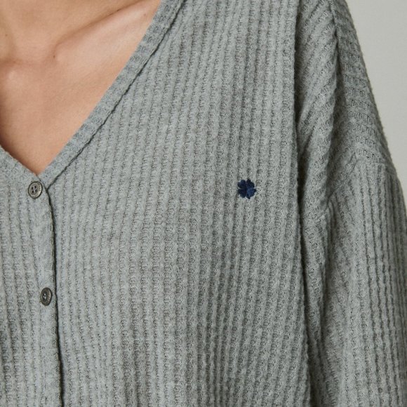 Lucky Brand Button Up Pullover Camo Sleep Set / NWT / Size M - Picture 6 of 11